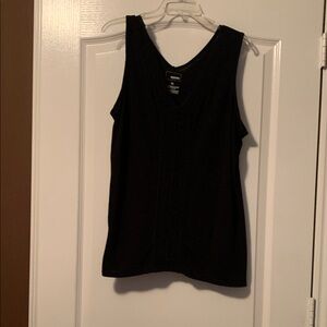 Sonoma Black V-Neck Tank Top